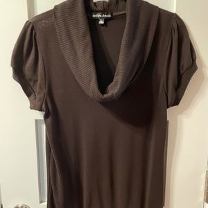 Women’s Cowl neck short sleeve sweater